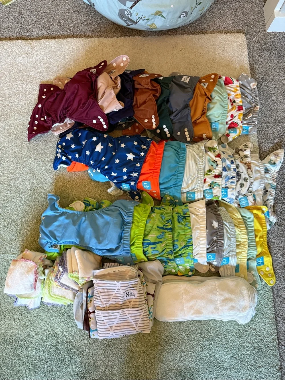 Charlie Banana, Nora’s Nursery Cloth diapers and accessories